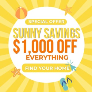 $1000 off all homes